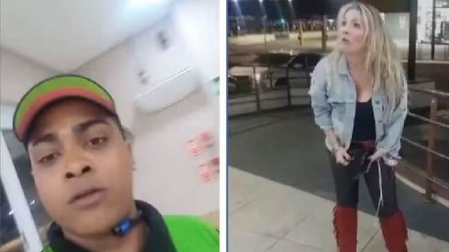 A advogada foi presa em flagrante pela Polícia Militar após ter sido acusada de racismo e agressão contra o funcionário do Burger King