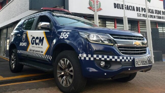 Viatura da GCM de São Caetano do Sul, no ABC Paulista