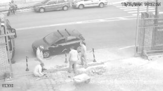 Criminosos assaltaram os trabalhadores em uma obra, na entrada da paroquia