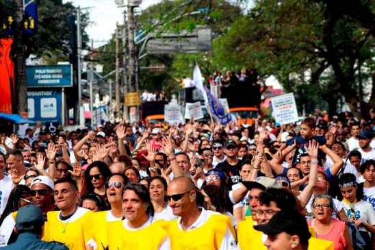 Município de Taboão da Serra, na região sudoeste da Grande São Paulo, vai receber neste sábado (13/07) mais uma edição da Marcha para Jesus