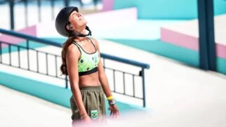 Rayssa Leal conquistou o bronze no skate street feminino nos Jogos Olímpicos em Paris