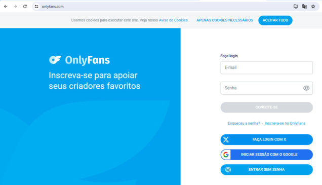A plataforma OnlyFans foi lançada em 2016 e surgiu no Reino Unido, na cidade de Londres