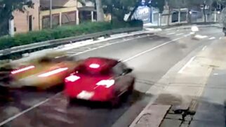 O motorista atropelou e matou o motociclista na zona sul de SP