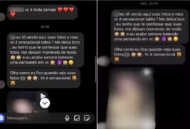 Homem enviou mensagens explicitas para a jovem