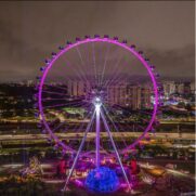 Roda Rico tem sistema de iluminação cênica, que pode ser personalizada e se tornar parte do horizonte da cidade