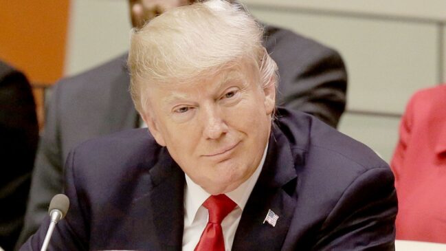 O presidente norte-americano Donald Trump