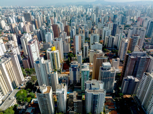 Vista aérea do bairro de Perdizes