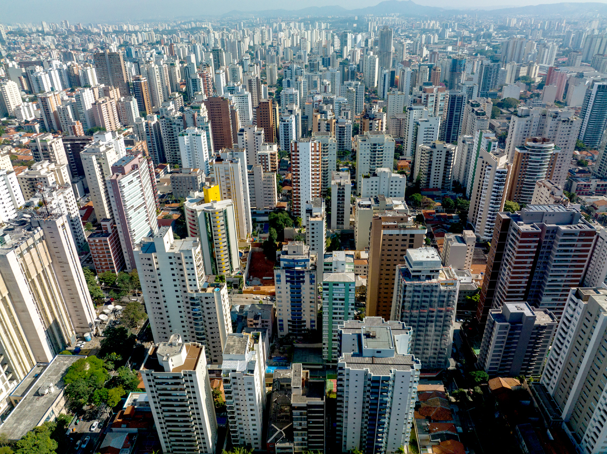 Vista aérea do bairro de Perdizes
