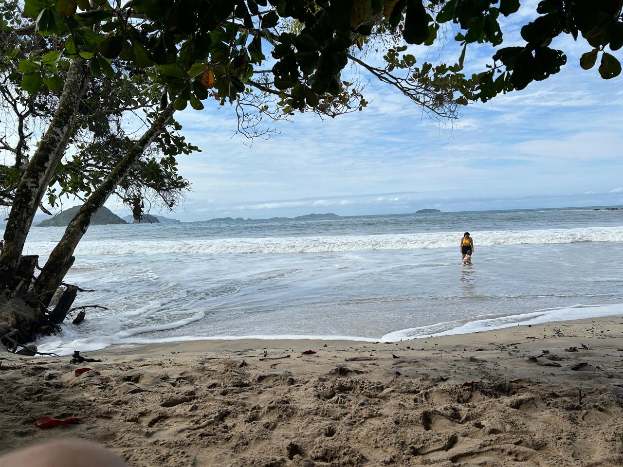 Praia no litoral de São Paulo