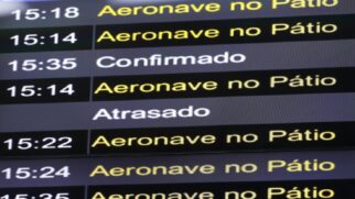 Relatório mensal de pontualidade dos aeroportos
