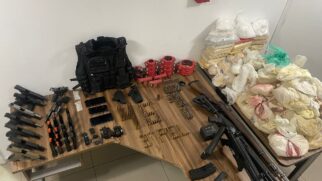 Arsenal encontrado dentro da casa, na zona sul de São Paulo