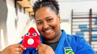 Brasileira Beatriz Souza é campeã olímpica do judô nas Olimpíadas de Paris 2024