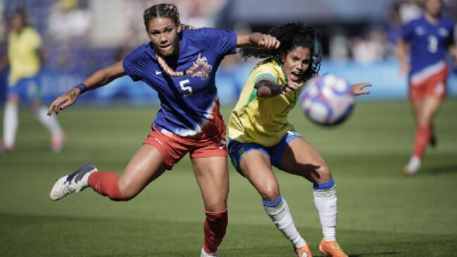 Brasil perdeu para os Estados Unidos na final dos Jogos Olímpicos de Paris