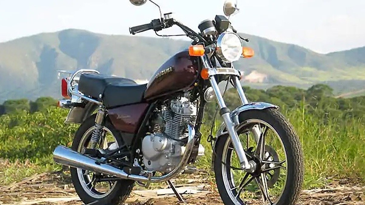 A histórica Intruder 125 da Suzuki