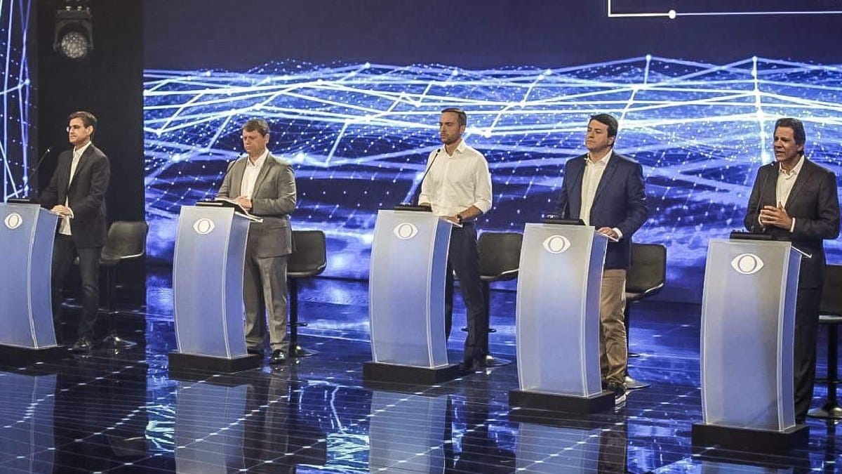 Debate realizado pela Band em 2022, para o Governo de SP