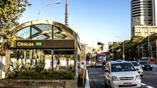 Homem atirou extintor de incêndio na plataforma da estação Clínicas