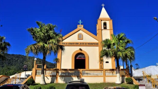 Igreja Senhor Bom Jesus de Paranapiacaba, no ABC Paulista, na Grande São Paulo