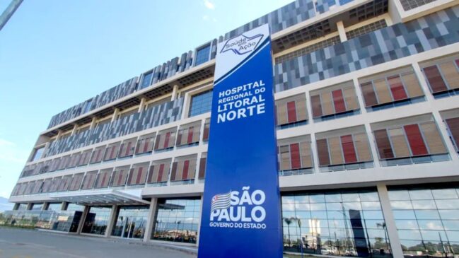 Hospital Regional do Litoral Norte fica localizado em Caraguatatuba