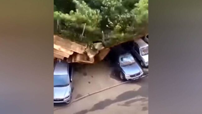 O vídeo viralizou nas redes sociais no último fim de semana e aconteceu na Rússia