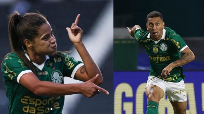 Palmeiras enfrenta o São Paulo, no masculino, e o Internacional, no feminino