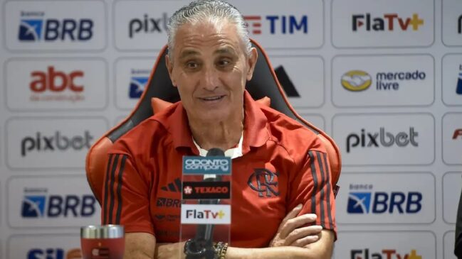 O técnico Tite, atualmente no Flamengo, transformou em rotina aproveitar as coletivas pós-jogos para reclamar do calendário brasileiro