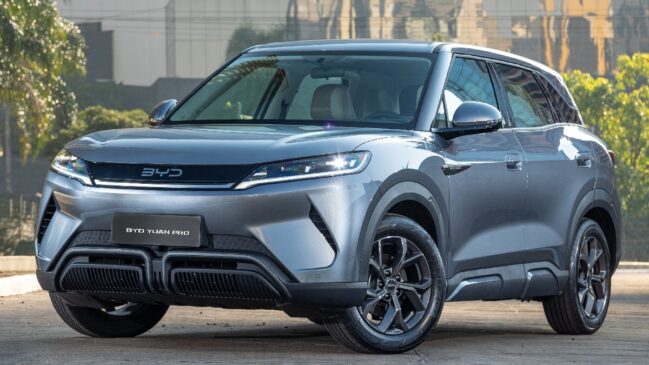 BYD lança o Yuan Pro, novo SUV 100% elétrico da marca