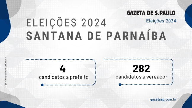 Lista dos candidatos a prefeito e vereador para a cidade de Santana de Parnaíba