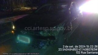 Acidente ocorreu por volta das 19h desta segunda (2) e deixou uma criança em estado grave