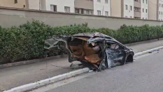 Motorista confirmou estar com o carro em alta velocidade, segundo a polícia