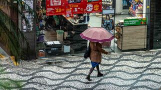 Instabilidades ocorrem devido à chegada de uma brisa marítima