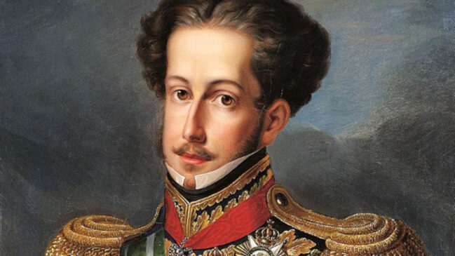 No quadro 'Independência ou morte', Dom Pedro I, é pintado com trajes chiques em cavalo branco; mas não foi bem isso que aconteceu