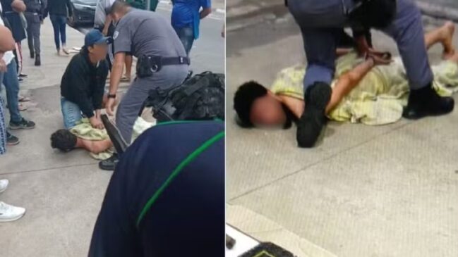 Um homem, de 28 anos, foi preso em flagrante após agredir e tentar estuprar a própria mãe em Iguape, cidade do litoral de São Paulo
