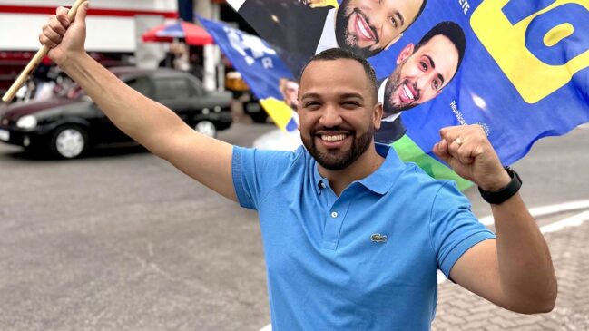 Candidato a Prefeitura de Embu das Artes, Hugo Prado aparece na liderança da pesquisa