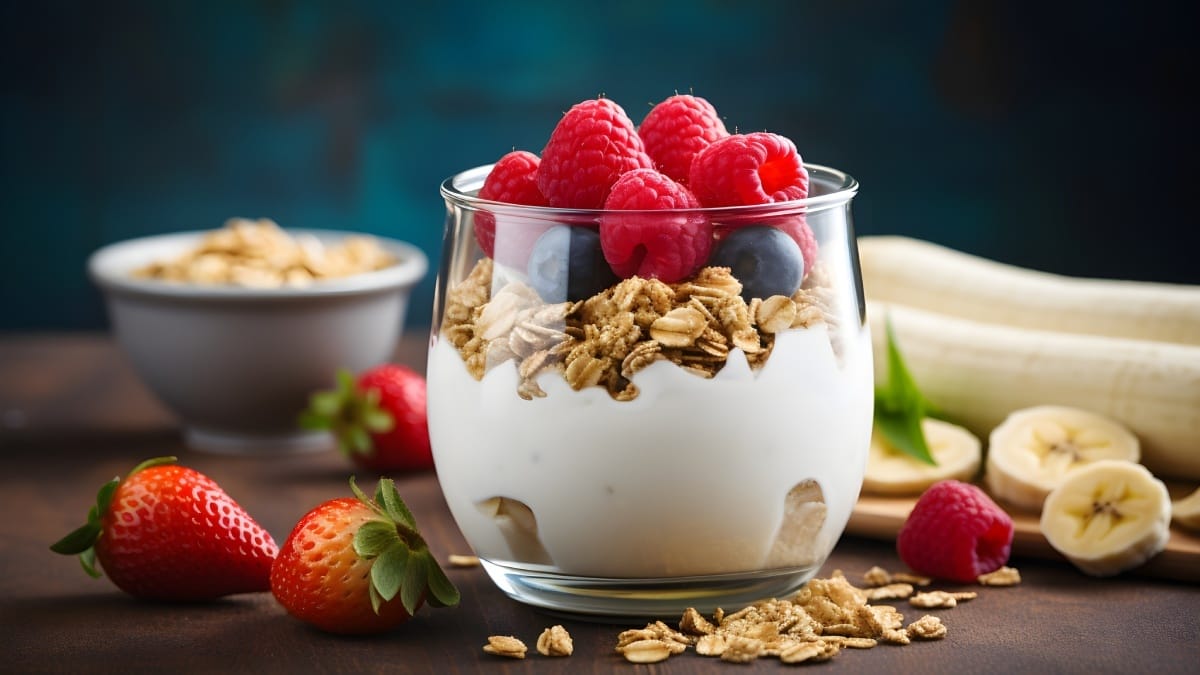 Excelente fonte de proteínas, cálcio e probióticos, o iogurte com o suplemento pode ser uma combinação saudável e saborosa. Foto: Freepik