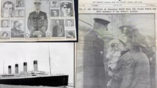 O jornal possuia informações sobre as vítimas da tragédia e fotos sobre o naufrágio
