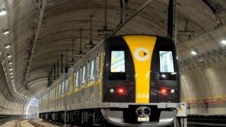 Três tatuzões estão em operação escavando túneis para o metrô na cidade de São Paulo