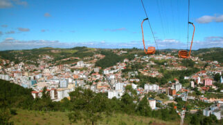 Teleférico de Serra Negra, cidade no interior de SP