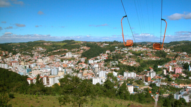Teleférico de Serra Negra, cidade no interior de SP