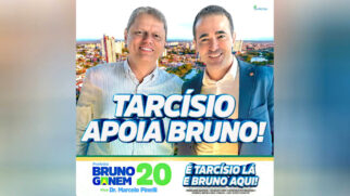 Bruno Ganem candidato à prefeito de Indaiatuba com Tarcísio de Freitas