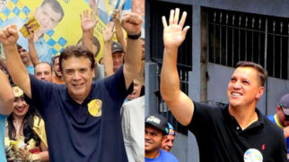 Fernando Fernades (esq.) declarou apoio a Engenheiro Daniel em Taboão da Serra, na Grande SP