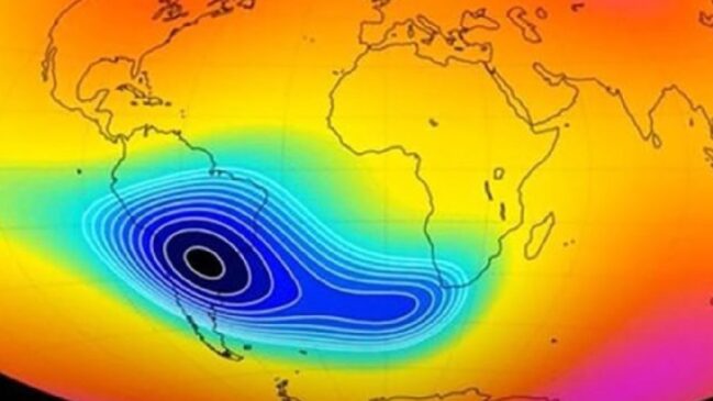 A Anomalia Magnética do Atlântico Sul (Amas) intriga cientistas e moradores