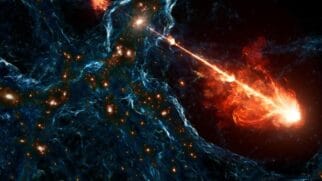 Um grupo de cientistas anunciou a descoberta de um buraco negro de enorme dimensão, batizado de Porfírio