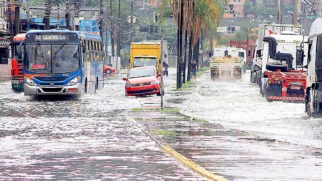 Apesar do sol aparecer pela manhã, o tempo fecha à tarde, com chuva que se estende pela noite