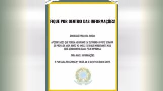 É mentira que exista um acordo da Justiça Eleitoral com o Instituto Nacional do Seguro Social (INSS)