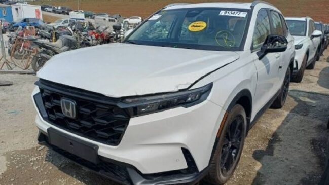Copart promove leilão de Honda CR-V 2024 por R$ 180 mil