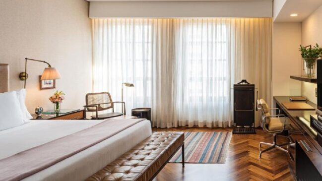 Quarto do Hotel Fasano São Paulo, considerado o melhor de São Paulo por revista especializada