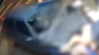 Vídeo de câmeras de segurança registraram o momento do acidente