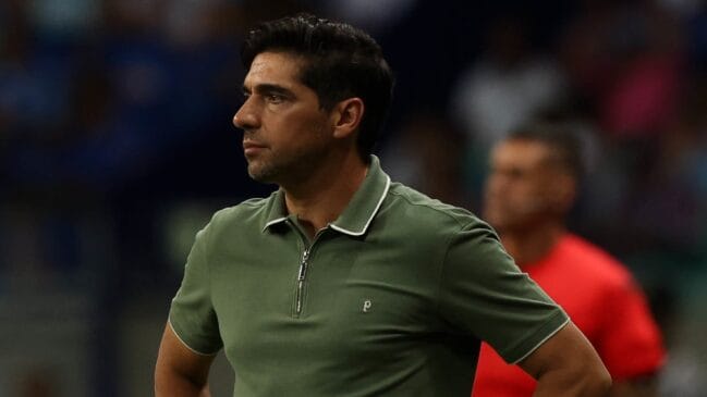 Abel Ferreira comanda o Palmeiras. /Foto: Cesar Greco/Palmeiras