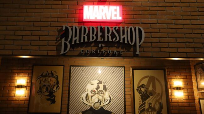 Barbearia Corleone fica na esquina da avenida Faria Lima