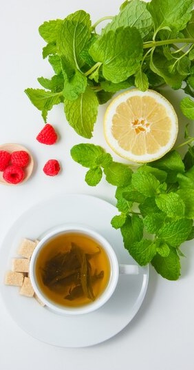 Chá de erva-cidreira promete um sono rápido e pode ser cultivado em casa